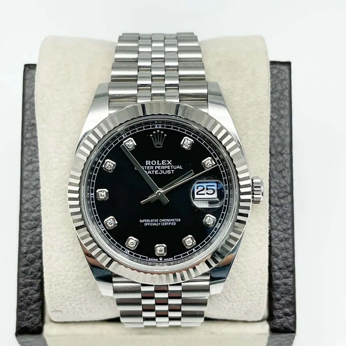 Rolex Datejust 41 126334-0012 41mm White gold and Oystersteel Black