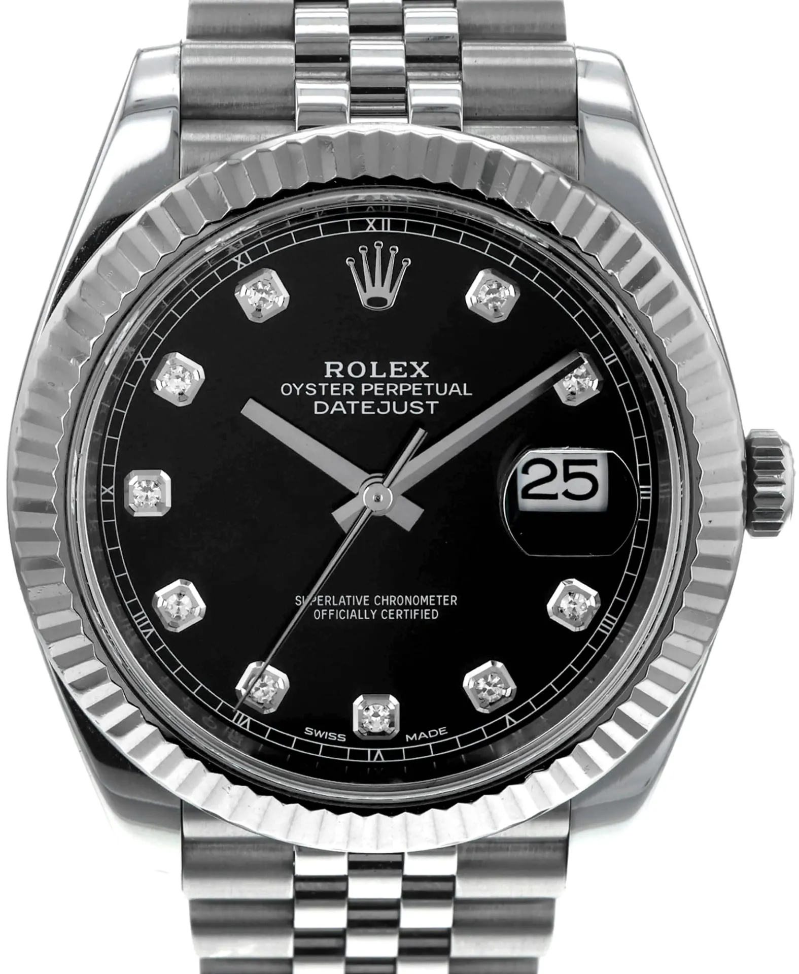 Rolex Datejust 41 126334-0012 41mm White gold and Oystersteel Black