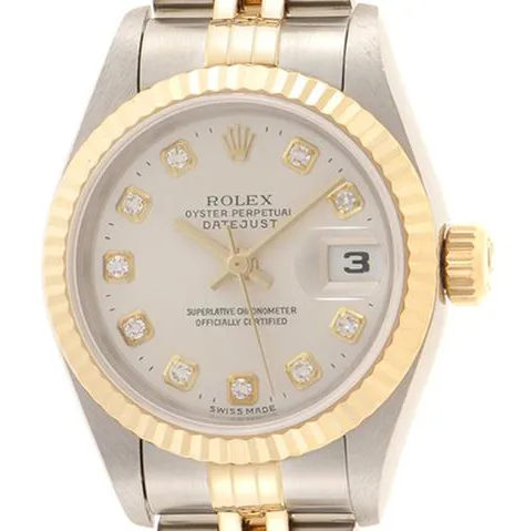 Rolex Datejust 69173G 26mm Yellow gold and Stainless steel Silver