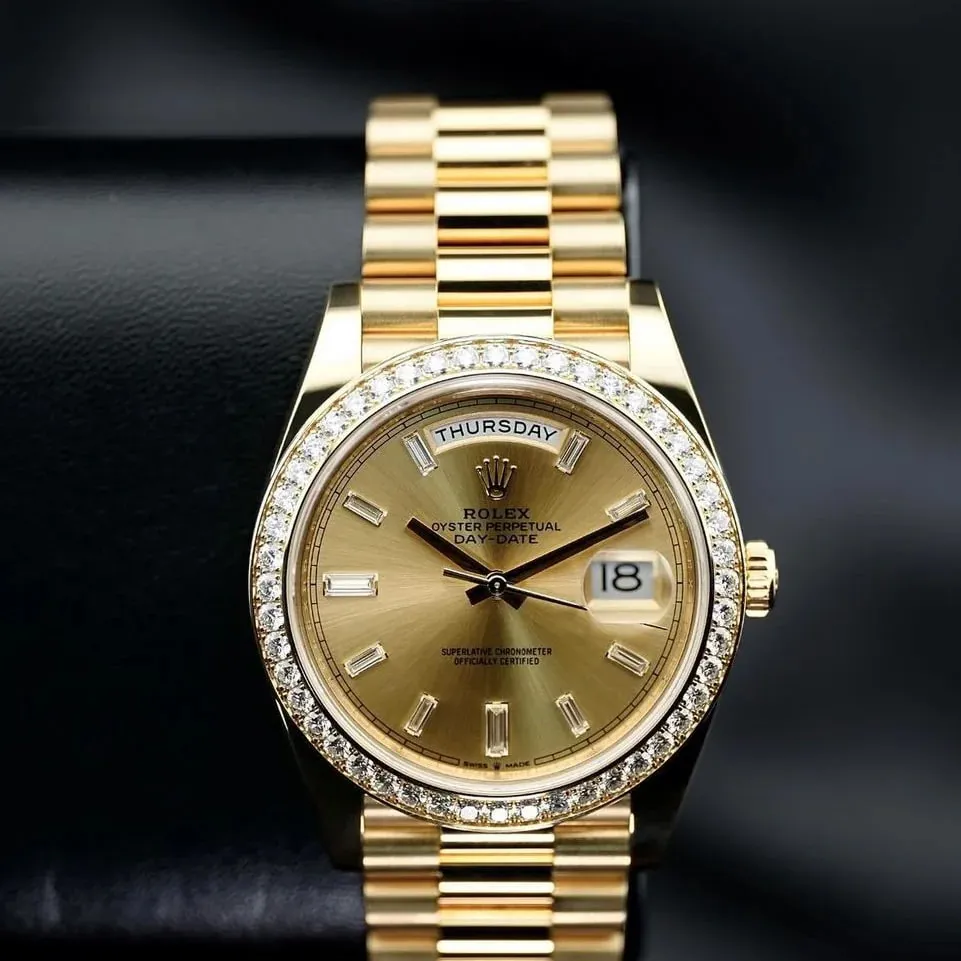 Rolex Day-Date 40 228348RBR 40mm Yellow gold Champagne