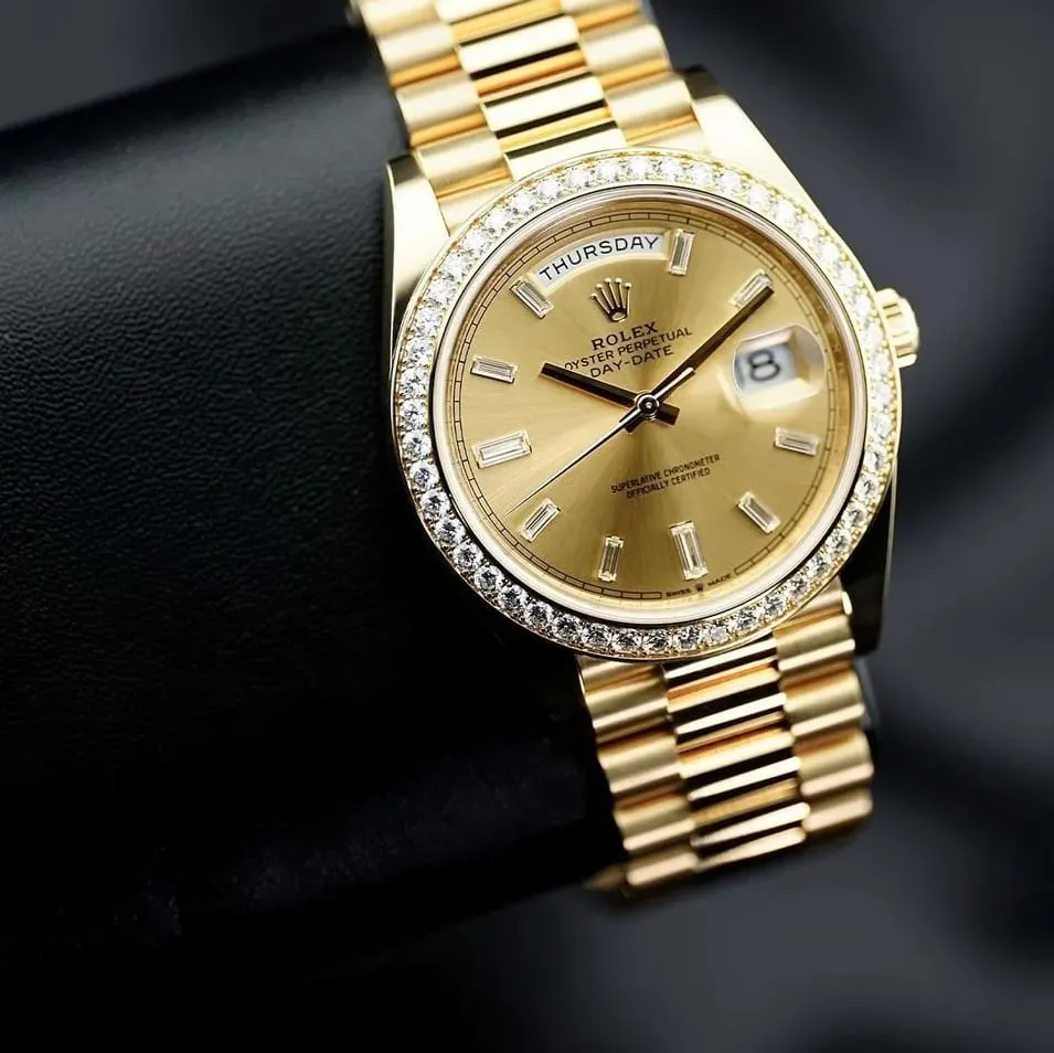 Rolex Day-Date 40 228348RBR 40mm Yellow gold Champagne 2