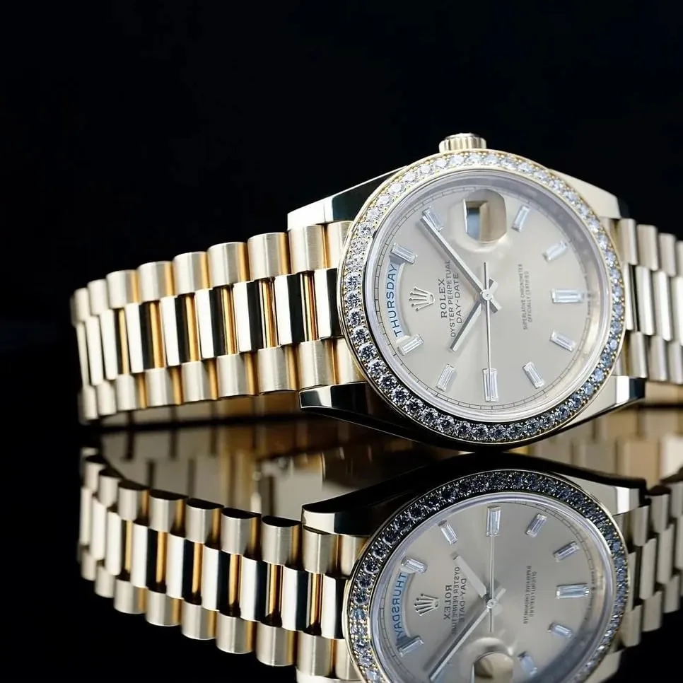 Rolex Day-Date 40 228348RBR 40mm Yellow gold Champagne 3