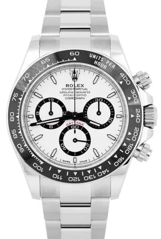 Rolex Daytona 126500LN 40mm Stainless steel White