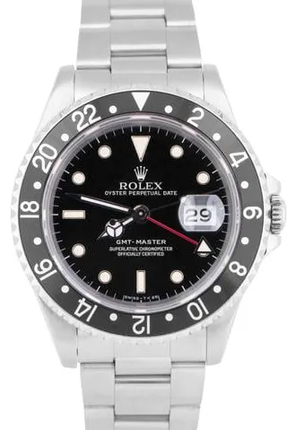 Rolex GMT-Master 16700 40mm Stainless steel Black