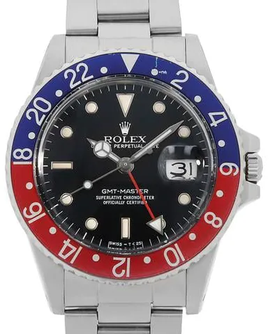 Rolex GMT-Master 16750 40mm Stainless steel Black