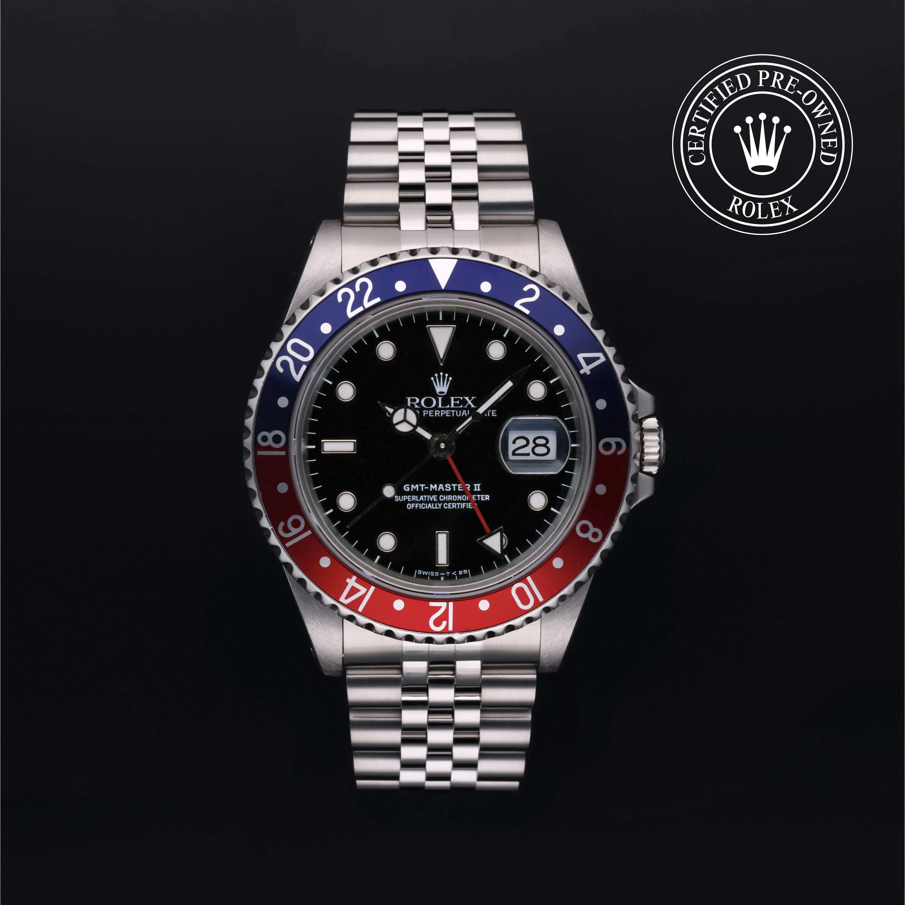 Rolex GMT-Master II 16710 40mm Stainless steel Black