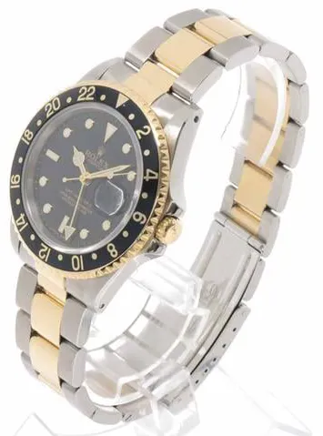 Rolex GMT-Master II 16713 40mm Yellow gold and Stainless steel Black 2