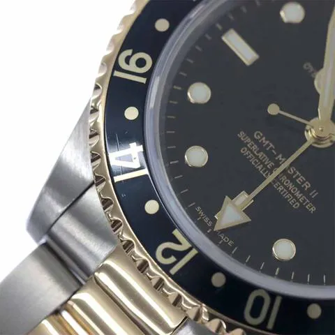 Rolex GMT-Master II 16713 40mm Yellow gold and Stainless steel Black 7