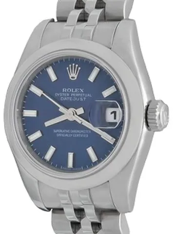 Rolex Lady-Datejust 179160 26mm Stainless steel Blue