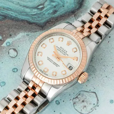 Rolex Lady-Datejust 179171 26mm Yellow gold and Stainless steel White 8