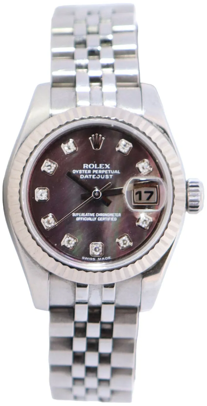 Rolex Lady-Datejust 179174 26mm Stainless steel Dark