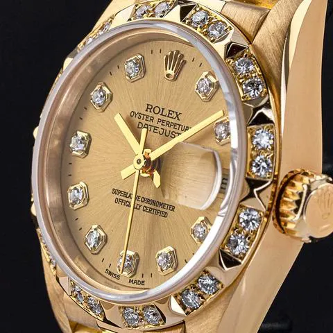 Rolex Lady-Datejust 69258 26mm Yellow gold Champagne 7