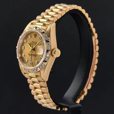 Rolex Lady-Datejust 69258 26mm Yellow gold Champagne 4