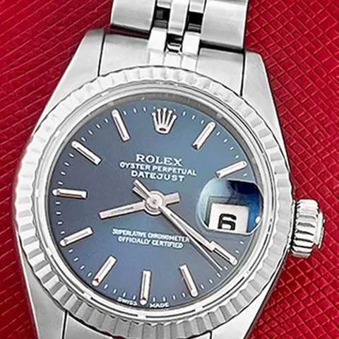 Rolex Lady-Datejust 79174 26mm Stainless steel Blue