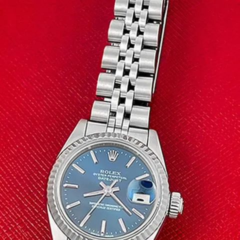 Rolex Lady-Datejust 79174 26mm Stainless steel Blue 2