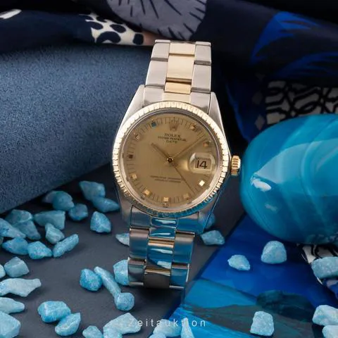 Rolex Oyster Perpetual Date 1505 34mm Yellow gold and Stainless steel Gold 2