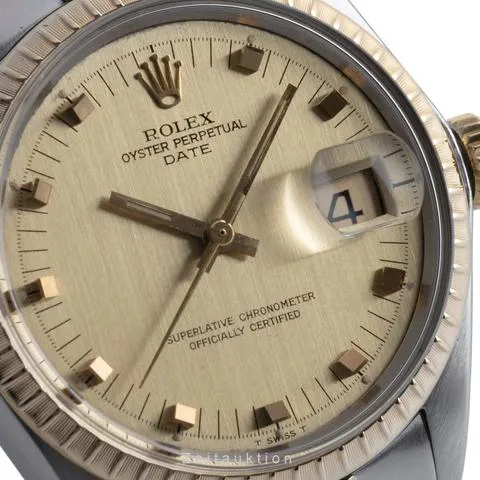 Rolex Oyster Perpetual Date 1505 34mm Yellow gold and Stainless steel Gold 10