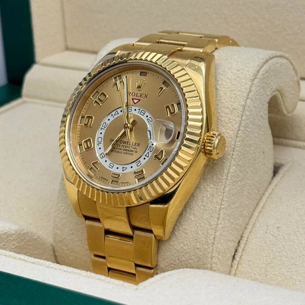 Rolex Sky-Dweller 326938-0002 42mm Yellow gold Champagne 1