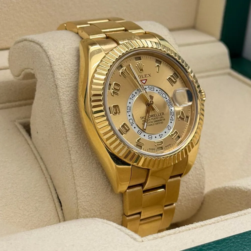 Rolex Sky-Dweller 326938-0002 42mm Yellow gold Champagne 2