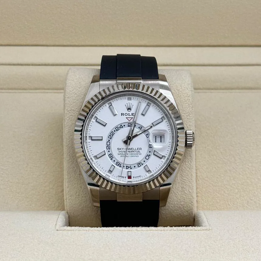 Rolex Sky-Dweller 336239-0003 42mm 18k white gold White