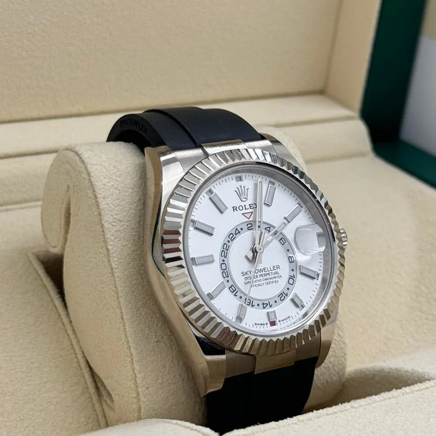 Rolex Sky-Dweller 336239-0003 42mm 18k white gold White 2