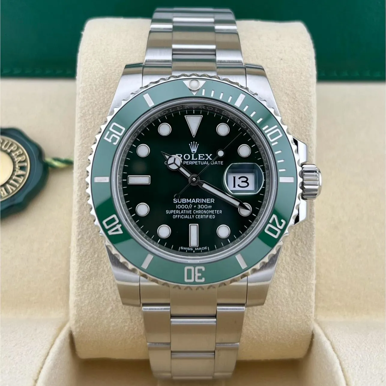 Rolex Submariner 116610LV 40mm Stainless steel Green