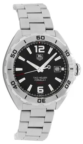 TAG Heuer Formula 1 Calibre 5 1 WAZ2113 41mm Stainless steel Black