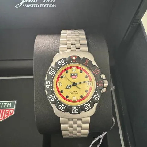 TAG Heuer Formula 1 Quartz WA121F.BA0023 35mm Stainless steel Yellow