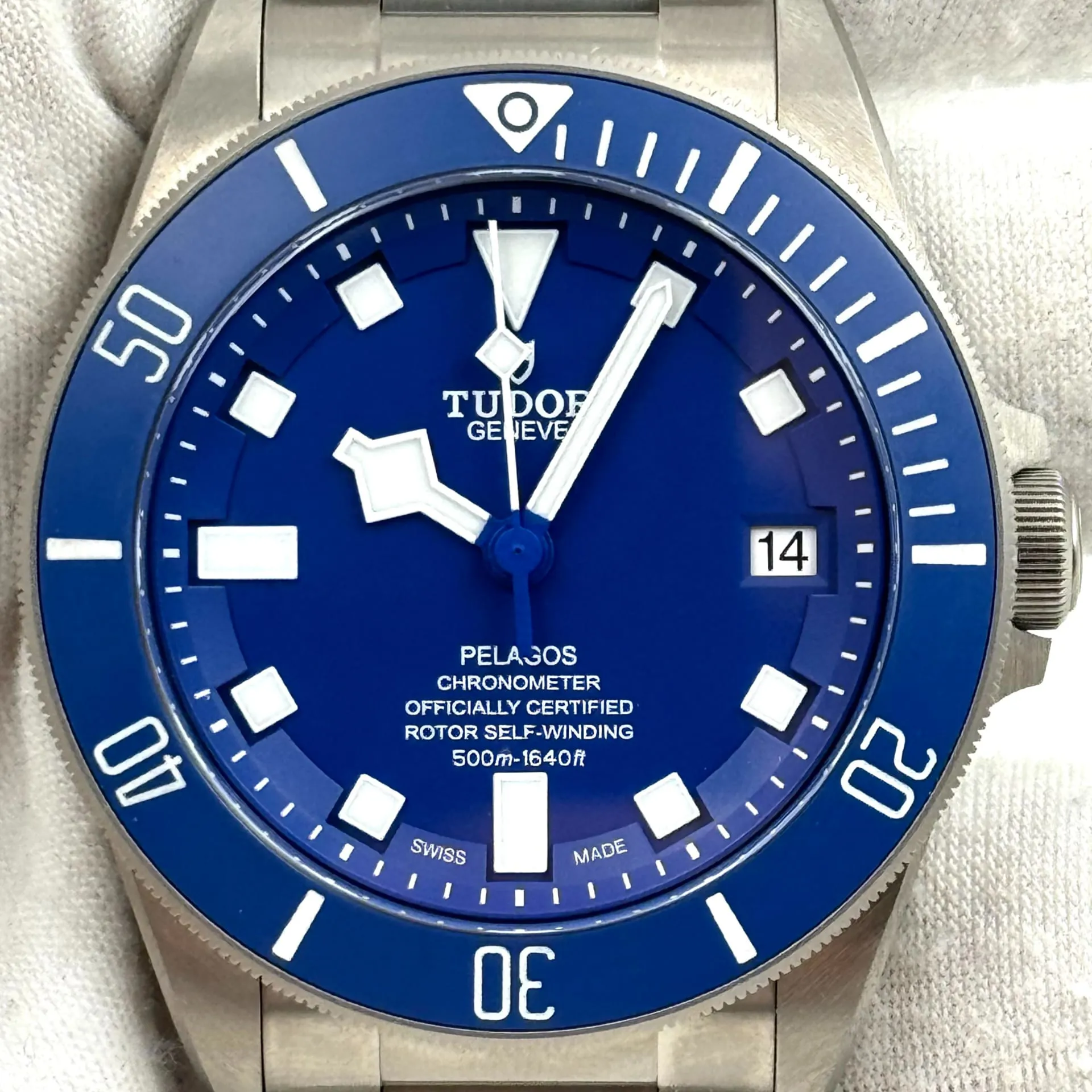 Tudor Pelagos M25600TB-0001 42mm Titanium and Stainless steel Blue