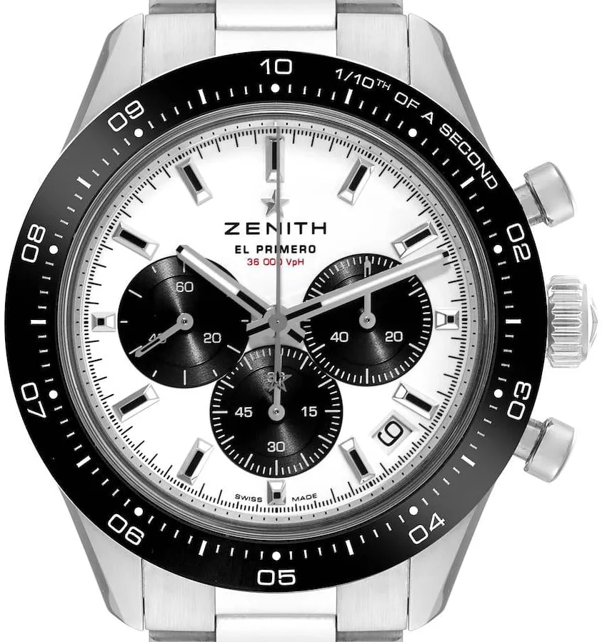 Zenith Chronomaster Sport 03.3102.3600/02.M3100 41mm Stainless steel White