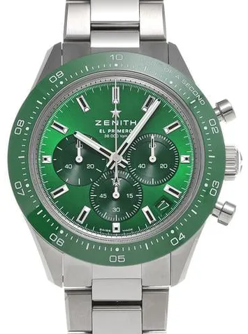 Zenith Chronomaster Sport 03.3107.3600/56.M3100 41mm Stainless steel Green