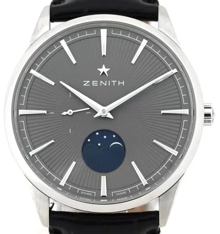 Zenith Elite 03.3100.692/03.C923 40.5mm Stainless steel Gray