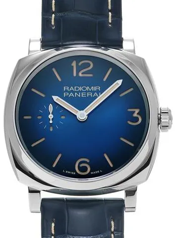 Panerai Luminor Base PAM 01144 42mm Stainless steel Blue