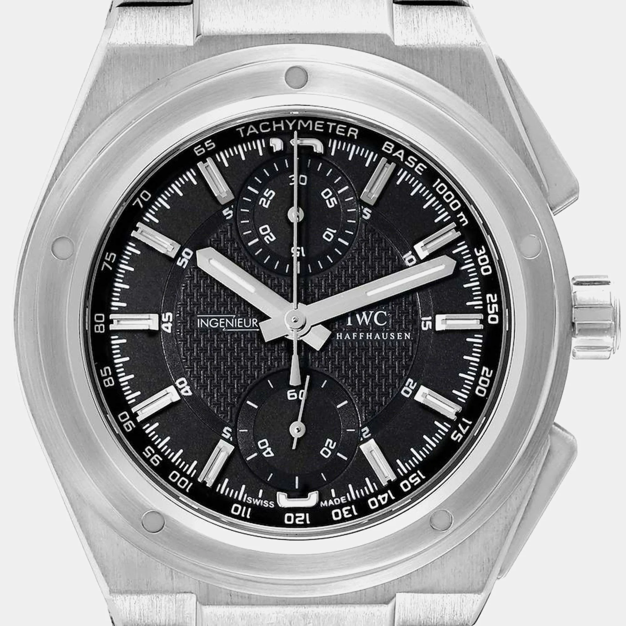 IWC Ingenieur IW372501 42.5mm Stainless steel Black