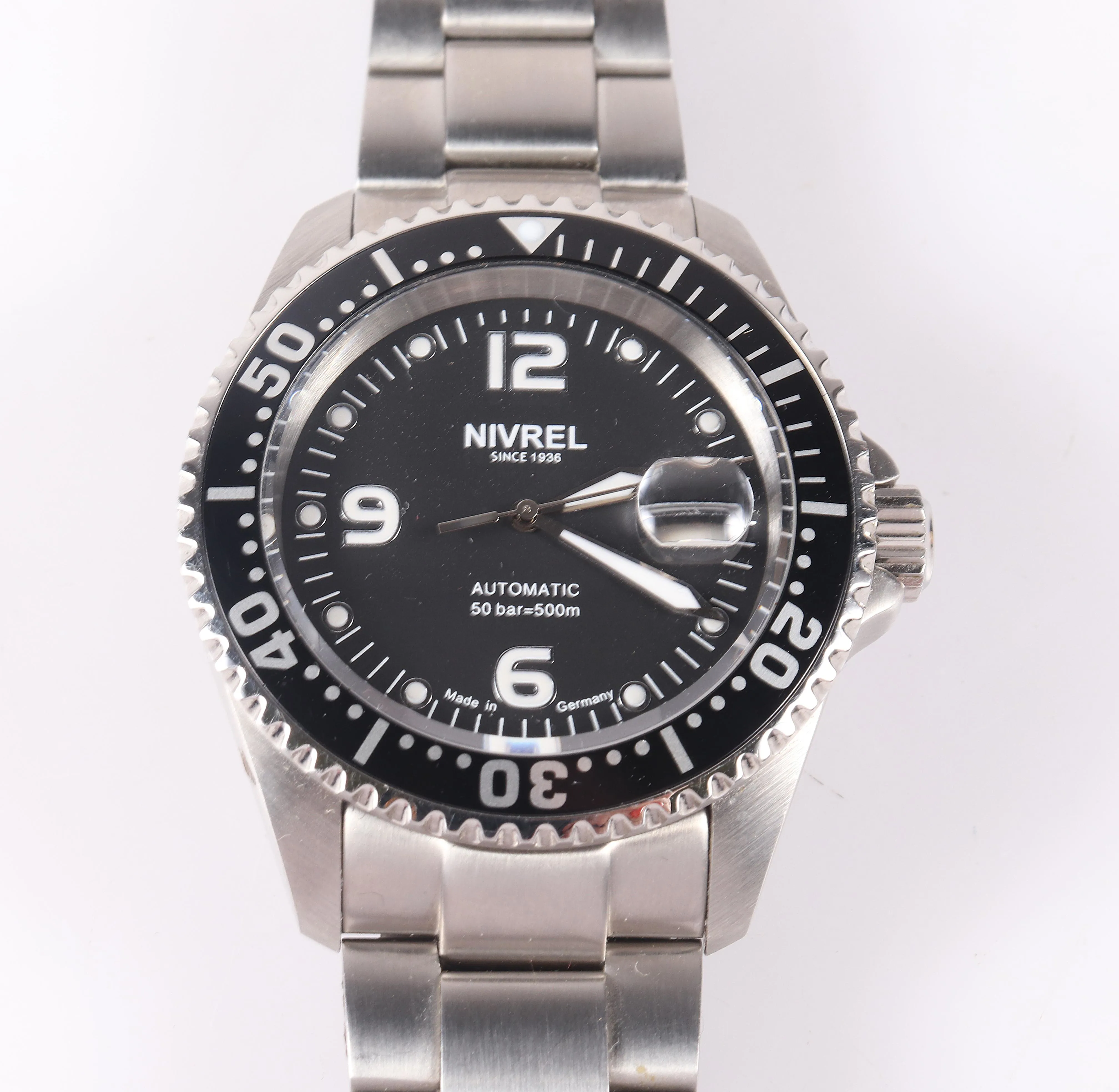 Nivrel Deep Ocean N145-001 43mm Stainless steel Black