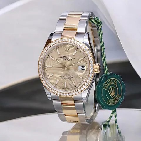 Rolex Datejust 36 126283RBR 36mm Yellow gold and Stainless steel Champagne