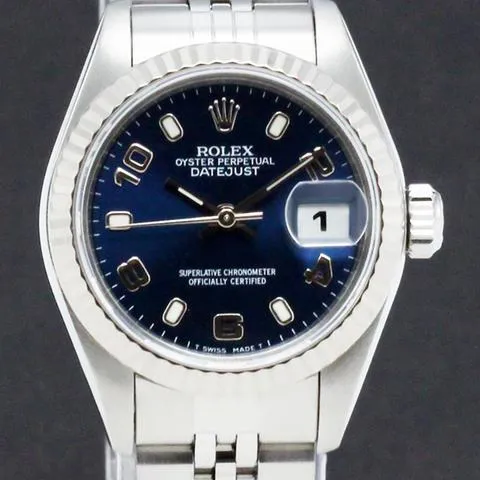 Rolex Lady-Datejust 69174 26mm Stainless steel Blue