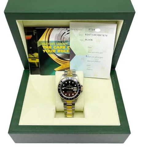 Rolex GMT-Master II 16713 40mm Stainless steel Black 2