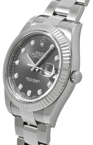 Rolex Datejust II 116334G 41mm Stainless steel Gray 1