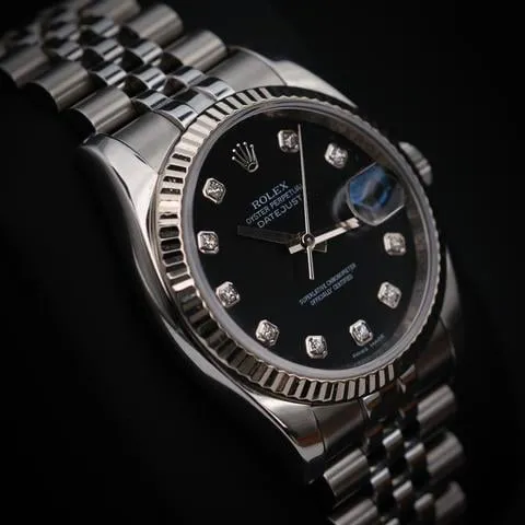 Rolex Datejust 36 116234 36mm Stainless steel Black