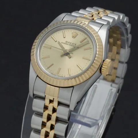 Rolex Oyster Perpetual 67193 26mm Yellow gold and Stainless steel Gold 5