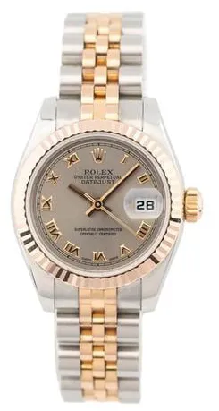 Rolex Lady-Datejust 179171 26mm Yellow gold and Stainless steel Silver