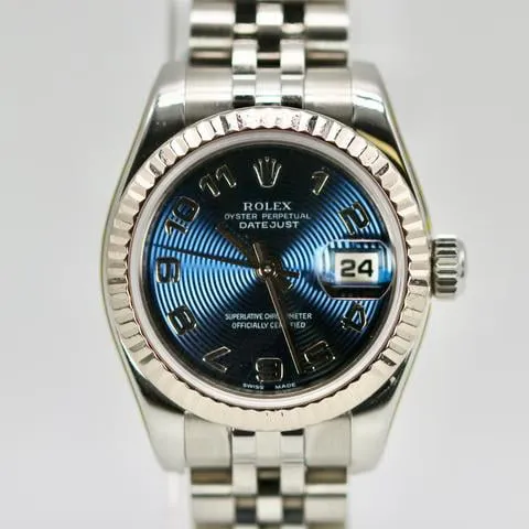 Rolex Lady-Datejust 179174 26mm Stainless steel Blue