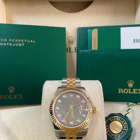 Rolex Datejust 31 178273 31mm Yellow gold and Stainless steel Mother-of-pearl 15