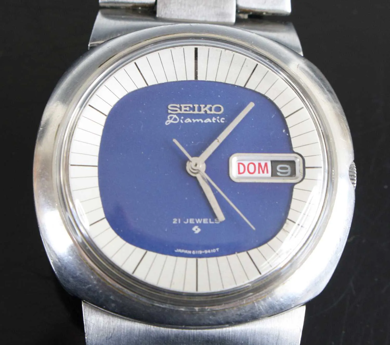 Seiko Diamatic Stainless steel Blue