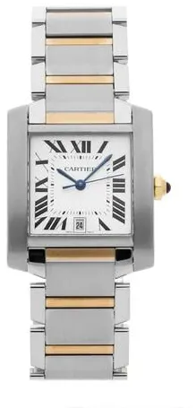 Cartier Tank Française W51005Q4 36mm Stainless steel Silver