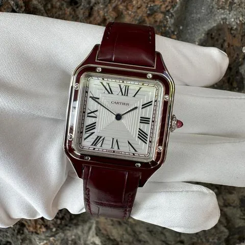 Cartier Santos Dumont WGSA0053 43.5mm Platinum Silver 1