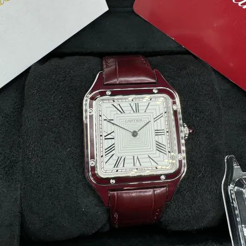 Cartier Santos Dumont WGSA0053 43.5mm Platinum Silver 14