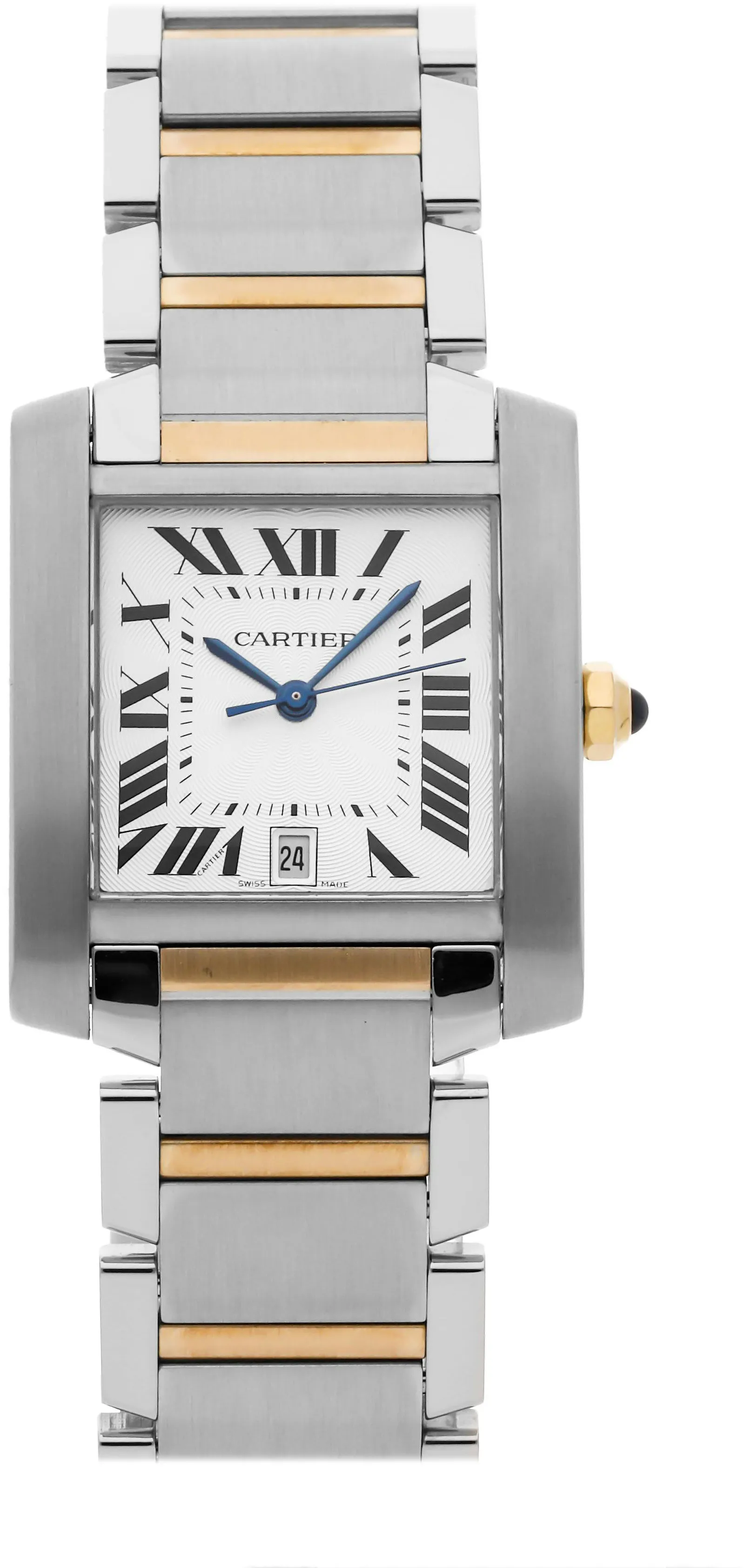 Cartier Tank Française W51005Q4 36mm Stainless steel Silver