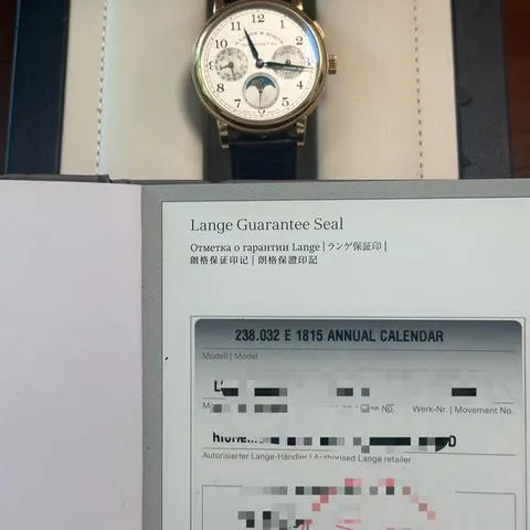 A. Lange & Söhne 1815 238.032 40mm Rose gold Silver